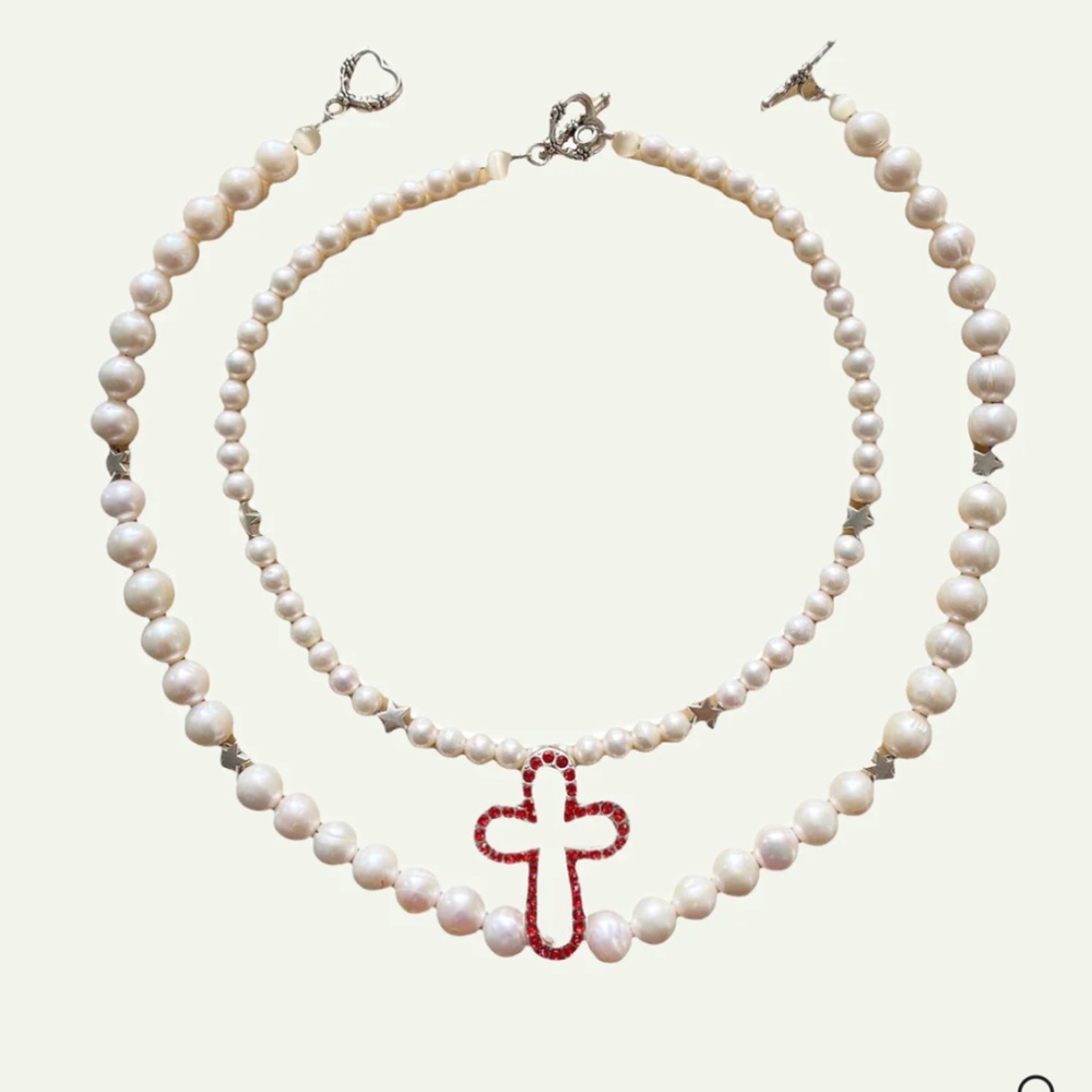 Sold Out Ian Charms Gemelli Cross Necklace